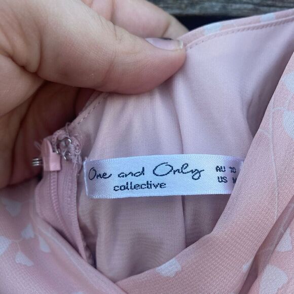 One and Only Pink Ruffle Mini Dress | M - Picture 3 of 5